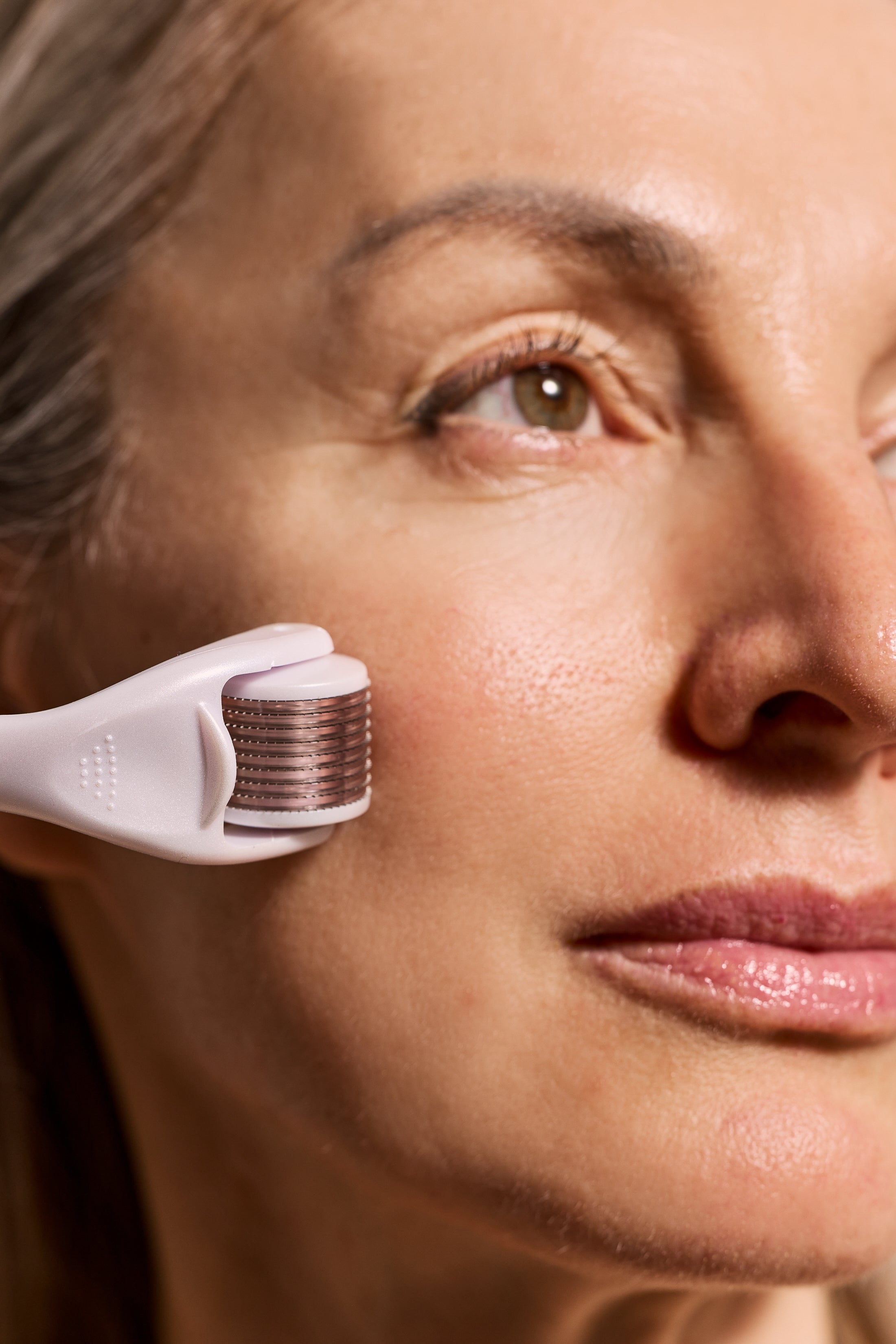 Smooth, dewy skin after consistent at-home treatments