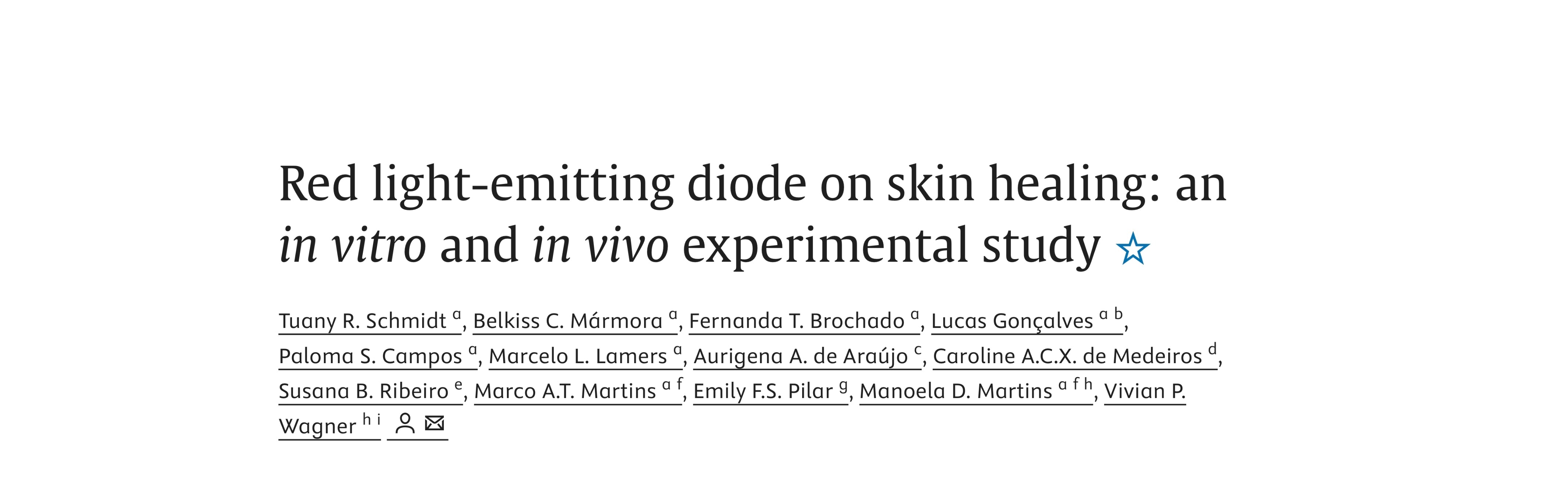 RED LIGHT THERAPY ON SKIN HEALING
